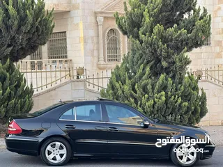  8 مرسيدس e200 موديل 2006 بحالة الوكالة فل اضافات افنتجارد لون اسود بالصلاة ع النبي ما شاء الله