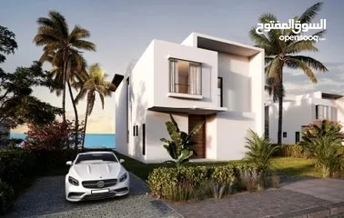  15 sh - شاليه للبيع في الساحل الشمالي راس الحكمة تشطيب كامل Sea view بالتقسيط