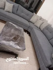  4 طقم كورنر اسفنج دانلوب ظهر ثابت مقاعد متحركة