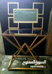 2 ,طاولات معدن بلور طباعه
