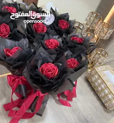  8 بوكيه ورد ستان   الورد للورد بوكيه ورد ستان هاند ميد بأقل سعر  هديه مميزه وكمان لمناسبا