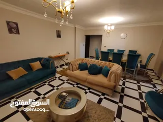  5 للايجار شقة مفروشه سوبر لوكس 130 متر شارع مكرم عبيد مدينة نصر للعائلات فقط