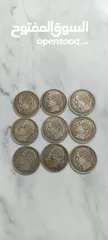  11 عملات معدنية أمريكي وفرنسي انتيك تراثي قديم