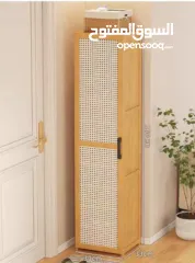  3 خزانة خشبية طولية متعددة الإستخدام والصور على الواقع