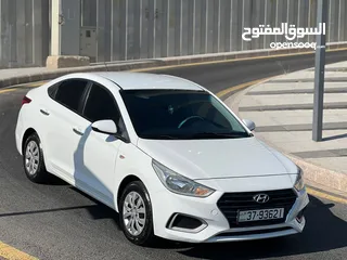  6 هيونداي اكسنت 2019 اشكل الجيديد كليًا فحص 6 جيد ولا ملاحظه محرك 1600cc جمرك جديد