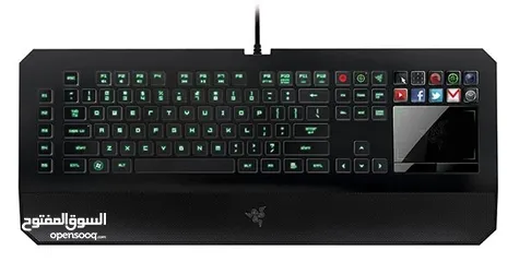  1 كيبورد جيمنج ريزر (deathstalker ultimate) نادر الوجود بحالة الجديد