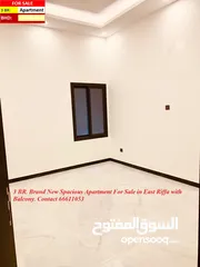  3 3 BR. Brand New Spacious Apartment For Sale in East Riffa with Balcony.