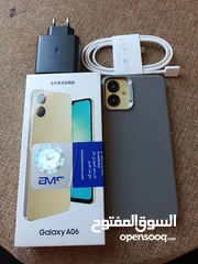  9 سامسونج A06 مستعمل شهر 64 جيجا رام 4+4=8