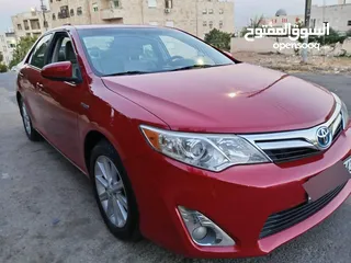  12 تويوتا كامري 2013 XLE فحص كامل كرت ابيض 7 جيد ولا ملاحظه  كلين تايتل جديده بمعنى الكلمه