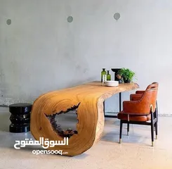  20 اثاث فاخر بالخشب الطبيعي
