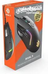  1 SteelSeries Rival 5 Gaming Mouse with PrismSync RGB الافضل في العالم ستيل سيريس RIVAL 5 جديد مكفول