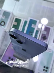  4 iPhone 14 plus 256G مستعمل بحالة الجديد مش مفتوح ولا مصلح كفالة محل على الفاتورة