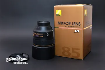  1 Nikon AF-S NIKKOR 85mm f/1.4G Lens
