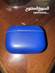  1 Airpods pro 2 customized blue