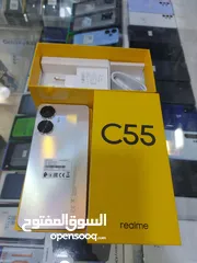  1 جهاز جديد ريلمي C55 رام 16 جيجا 256 مكفول سنة متوفر توصيل