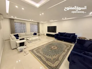  3 عبدون شقة مفروشة جديد 3 نوم مع حديقة كبيرة و كراج خاص