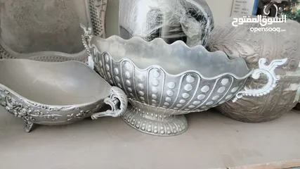  4 مجموعة قطع نحاسية انتيك