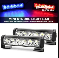  6 4 X 6 LED Traffic Advisor Rooftop Light Bars ضو لطاش لون برتقالي عدد 4