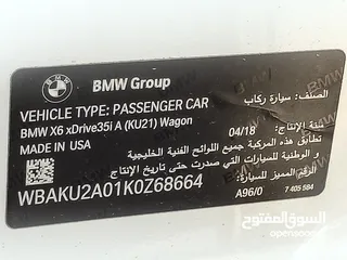  36 BMW X6 3.5  XDrive