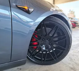  6 Tesla model 3 ديول موتور 2022  فحص كامل  ديول موتور - عداد 32 الف مايل