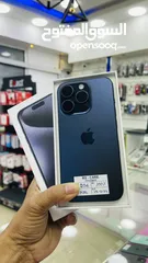 1 iPhone 15 Pro, 256gb Blue Titanium Arabic