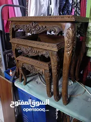  8 طقم حفر زان دمياطي بحاجه زجاج وبس بسعر مغري 60 دينار نهائي
