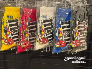  4 جوارب كركترات Logo socks