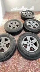 1 رنجات جيب رانجلر للبيع jeep wrangler wheels for sale