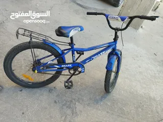  1 دراجة هوائية من نوع shark بحالة جيدة جدا وبدون عيوب وبسعر 120 شيكل فقط