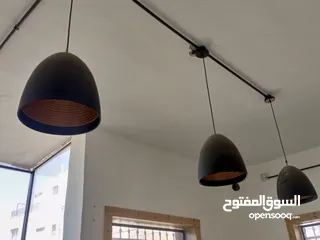  20 ثريات ومعلقات جديده استعمل بكم شهر للبيع بداعي السفر والرحيل
