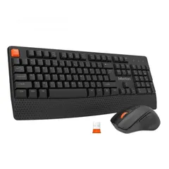  1 Meetion C4130 Wireless Ergonomic Keyboard & Mouse Combo كيبورد وماوس لاسلكي