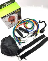  5 مجموعة من أحزمة المقاومة، والمعروفة أيضًا بـ “Power Resistance Bands”