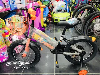  8 الدراجة الهوائية للاطفال مقاس 16 انش من island toys جنط المنيوم مرصص مع عدة ميزات اتصل الان