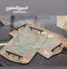  6 صواني وديكورات بورسلان ايطالي