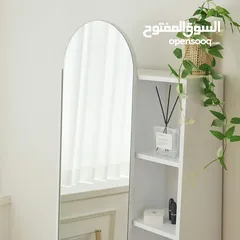  4 خزانة 4 رفوف مع دفة مرايا