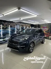  4 كيا سبورتاج للبيع موديل 2019، حجم المحرك ،   1600 مع امكانية البدل على 7 راكب