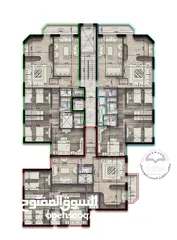  14 شقة طابق اول مساحة 150م2 للبيع بسعر مغري