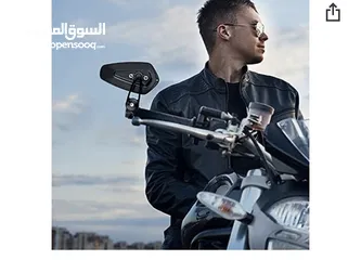  2 motorcycle handlebar mirrors 360  مرايا