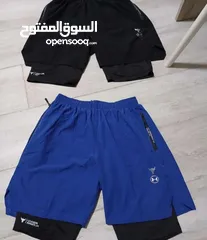  1 شورتين under armour فقط ب 7 دنانير