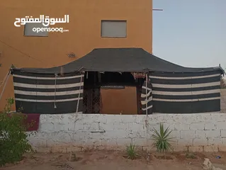  1 خيمه سعوديه شعر اسود وليس كتان