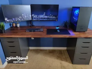  28 طاولة مكتب مميزة للألعاب والكمبيوتر تتوفر بعدة الوان وقياسات حسب الطلب اطلبها الأن بسعر مميز