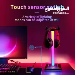  2 اجمل ستاند سماعة RGB جديد headsets rgb stand