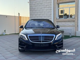  2 مرسيدس 2017 فئة s550 بدون حوادث midnight package لون مميز وداخليه مميزه مسجل في وكالة الزواوي