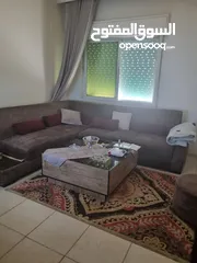  1 طقم كورنر خشب سويد مع بفات عدد2 وبفة مستطيل