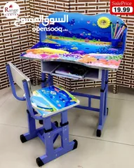  6 مكاتب أطفال الروضة والابتدائي (من عمر 5 – 9 سنوات) الطاولة المثالية لطفلك للدراسة واللعب براحة وأمان