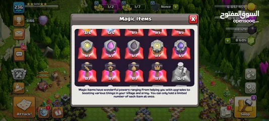  6 CLASH OF CLANS TOWN HALL 17 ACCOUNT FOR SELL, LEVEL IS TOO HIGH