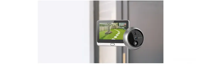  1 عين الباب واي فاي مع كاميرا EZVIZ DP2 – أمان وأناقة بلمسة واحدة!