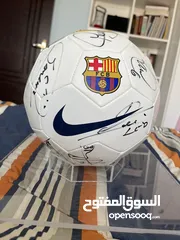  3 Authentic Barcelona 2013-2014 singned nike football