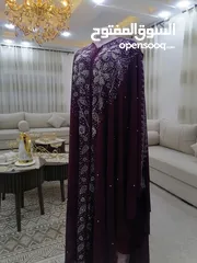  11 وينها  ام العريس عبايه شيفون فراشه مع شك  قطعتين  القطعه داخلي ملزقه مع الفراشه
