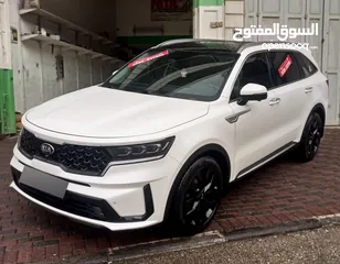  1 كيا سورينتو فل مسكر اضافات مع فتحه سقف بانوراما بسعر حرق حرق وكاش